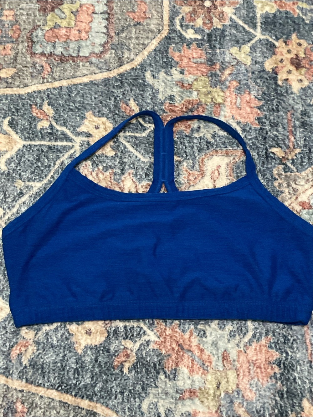 Quince Blue Racerback Bralette - Women Intimates & Sleepwear Size M